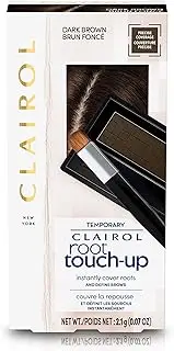 Clairol Root Touch-Up Temporary Concealing Powder, Dark Brown Hair Colour, 1 Count