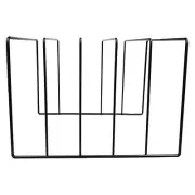 Vinyl Record Storage Black Iron Document Paper Books Desktop Storage Book Rack