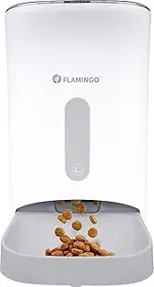 Flamingo Odion Automatic Feeder with Digital Timer, White, 4.5 L