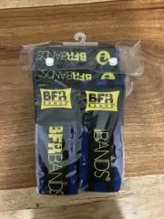 BFR Bands Blood Flow Restriction - 4 pack (Two 2 inch bands/Two 1 inch bands)