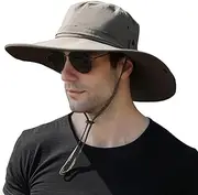 [BIGTEDDY] Outdoor UV Protection Sun Hat Wide Brim Cap Quick-Drying Hat for Fishing Hiking