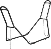 VEVOR Universal 2 Person Hammock Stand, Adjustable Heavy Duty 450 lbs Capacity Hammock Stand Fits 6.9-12.8 ft Hammocks for Outdoor and Indoor Portable Hammock Stand with Chain, Hook, and Carrying Bag