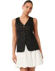 [Forever New] Alexa Waistcoat in Black