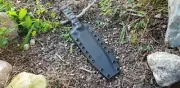 TOPS OPERATOR 7 Custom Kydex Sheath, Pancake Style w/ Canted belt loop (BK)
