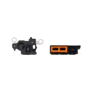 For Apple iPhone 13 Loudspeaker Mic Mesh Black Color Pack of 10 Replacement