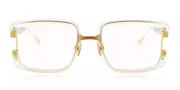 Anna-Karin Karlsson TOO HANDSOME - OPTICAL Translucent Gold Women’s Glasses Gold Size 55 - Private Health Rebate - Blue Light Block Available