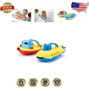 Dishwasher Safe Tug Boat and Submarine Combo - Perfect Gift for Young Sailors