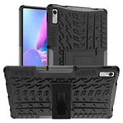 For Lenovo Tab P11 2nd Gen Shockproof Heavy Duty Rugged Stand Case Cover (Black)