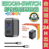 在飛比找蝦皮商城優惠-ESOON 影像轉換器 HDMI線 電視 影像 投影 SWI