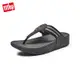 【FitFlop】WALKSTAR TOE-POST SANDALS經典復刻LOGO夾腳涼鞋-女(靚黑色)