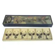Pier 1 -Wine Glass Charms Two Sets of 6 Animal Theme Drink Markers Party Favors