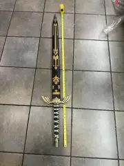 Legend of Zelda Skyward Master Sword Unsharpened Handmade metal 1 :1 50”black