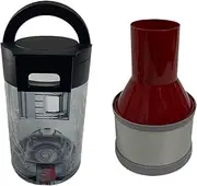 Vacuum Cleaner, Dust Collector Assembly, Dust Collector Cup, Cyclone Separator, Compatible for Roborock, S7 Plus S7 MAXV Plus Cleaner Spare Parts (Color : Black with Cyclone)