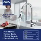 ACA Black Pull Out Kitchen Sink Mixer Tap 360° Swivel Spout Temperature Display
