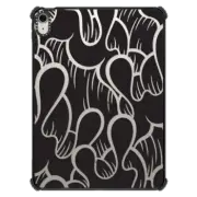 iPad Air 11-inch (M2/M3) iPad Impact Case SUPER WAVY (BLACK)