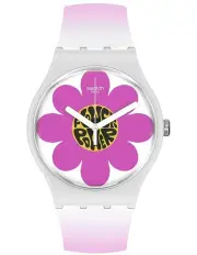 [Swatch] Flower Hour Watch in Pink