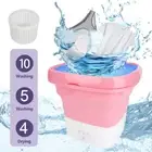 4.5L Mini Portable Washing Machine Sock Underwear Folding Camping Travel Foldabl