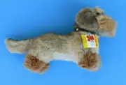 Steiff 4150/25 Raudi Long-haired Dachshund Plush Dog