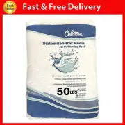 Diatomite Filter Media – 50 lbs, Premium DE Powder for Swimming Pools