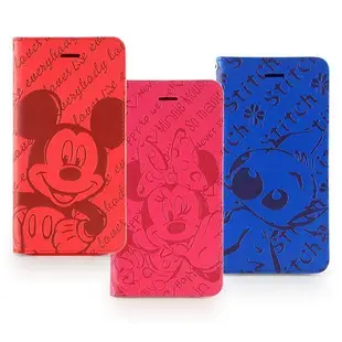 【Disney 】迪士尼 HTC Desire 826 時尚角色壓紋側掀可立式皮套