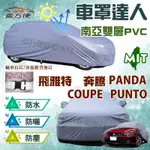 【蓋方便】車罩達人（小五門）防水防塵南亞耐候料 現貨《飛雅特》FIAT COUPE PUNTO 奔騰 PANDA