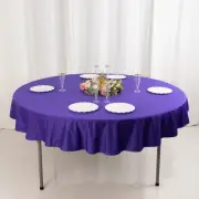 70" Purple Premium Scuba Round Tablecloth TABLECLOTH Wedding Table Linens Party