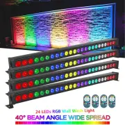 120W 24LED Wall Wash Bar Light DMX RGB KTV DJ Disco Stage Party Light W/Remote
