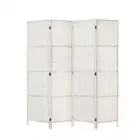 Artiss 4 Panel Room Divider Screen Privacy Timber Foldable Dividers Stand White