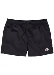 Moncler Logo Shell Swim Shorts - Navy M