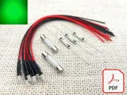 Onkyo TX-2000 Receiver LED lamps bulb lights upgrade kit GREEN INSTRUCTIONS