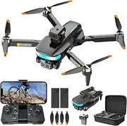 B-Qtech Mini Drone with 4K Camera, RC Foldable WiFi Drone, 2 Batteries, 360° Obstacle Avoidance, Easy to fly Kids Gifts Toys for Boys and Girls