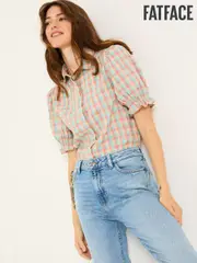 FatFace Multi Kat 100% Cotton Embroidered Shirt (E80995) | $106