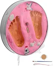 Generic Handprint Mud Handprint Ornament Kit Newborn Memorial Frame Footprint Frame Ornament Handprint Kit Ornament Maker Footprint Ink Pad Dog Paw Print Kit Iron Pink