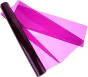 Tofficu 1 Roll Flower Wrapping Paper Green Florist Tape Transparent Holographic Blue Cellophane Florist Cellophane Wrap Basket Floral Film Home Bouquet Flowers Color Wrap Paper Purple