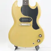Gibson CS: 1963 SG Junior Reissue Murphy Lab Ultra Light Aged TV Yellow