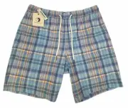 XL Duck Head St Marks Short Plaid Performance Shorts Hidden Zip Pocket