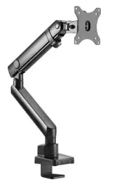 Brateck Single Monitor Arm Mount Aluminium Slim Mechanical Spring 17"-32" VESA