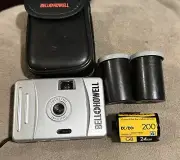 BELL + HOWELL 35mm Film Camera 28mm Focus Free Lens *2-Rolls Kodak GB135-24 Film
