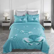 Butterfly Duvet/Doona/Quilt Cover Set Queen/King/Super King Size Bed SM014