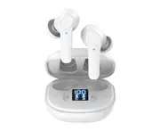 LB-518 Bluetooth-compatible Earphones In-ear Noise Canceling IPX6 Waterproof Stereo Sports Wireless Headset for Running-White