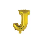 Gold J Alphabet Foil Balloon 35cm Party Decor Supplies AUS Stock