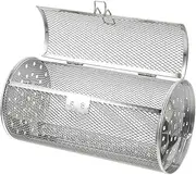 OFFSCH Stainless Steel Rotisserie Oven Rack 360° Rotate Air Fryer Basket Easy to Open and Close for Air Fryer Accessories
