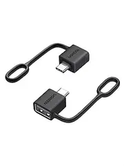 UGREEN 10Gbps USB C to USB Adapter with Hanging Loop, 2 Pack Type C Male to Type A Female Adaptor Thunderbolt 4/3 OTG Converter Compatible with iPhone 15/16, MacBook Pro/Air, iPad Pro/Mini and More
