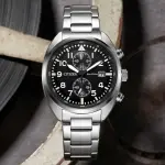 【CITIZEN 星辰】CHRONOGRAPH系列 型男必備 光動能三眼計時腕錶 禮物推薦 送禮首選(CA7040-85E)