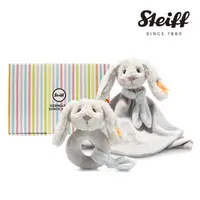 在飛比找momo購物網優惠-【STEIFF】Hoppie Rabbit 兔子寶寶 安撫巾