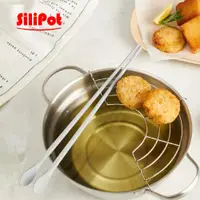 在飛比找ETMall東森購物網優惠-【Silipot】韓國 頂級鉑金矽膠油炸筷(耐高溫 好夾 可