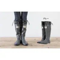在飛比找Yahoo!奇摩拍賣優惠-[現貨]日本 WBSJ 日本野鳥協會 雨鞋 長靴 - 灰色