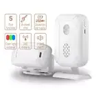 PIR Sensor Alarm Paired Set Welcome Doorbell Sensitive Sensing USB Plug-in Power