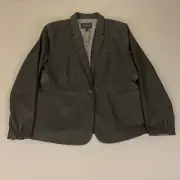 Banana Republic Blazer Womens Size 18 Black Business Suit Jacket Classic Fit NWT