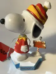 Snoopy KANSAS CITY CHIEFS Bobblehead Charlie Brown Peanuts Christmas foco NEW